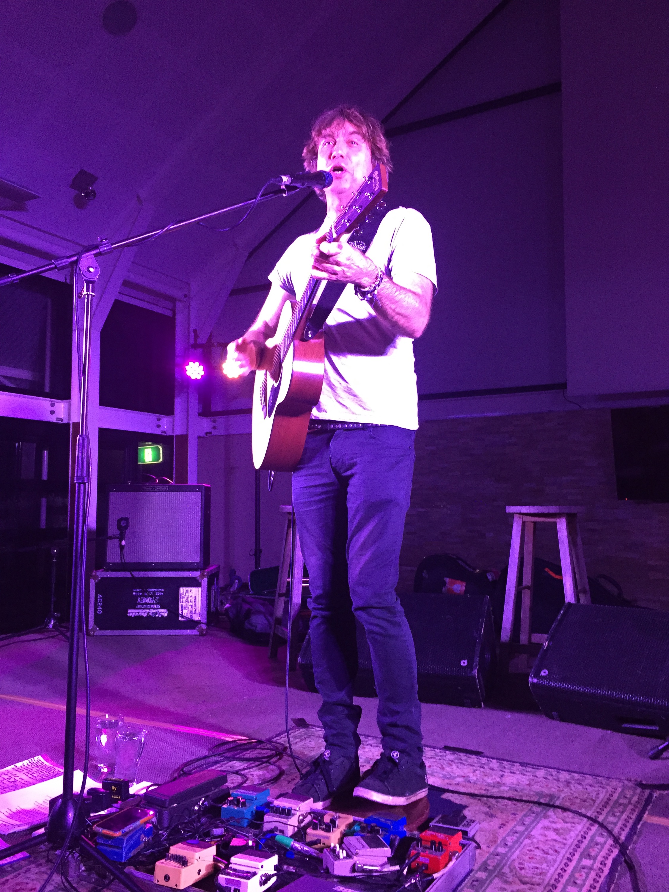 Greg solo supporting Jon Stevens at Caves June 6th 2015
